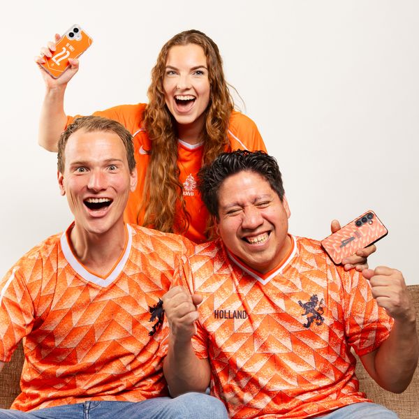 Ontwerp je eigen Nederlands Elftal Backcover iPhone 12 / 12 Pro - Nederlands Elftal '88