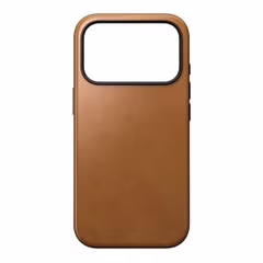 Nomad Modern Leather Case met MagSafe Apple iPhone 17 Pro - English Tan