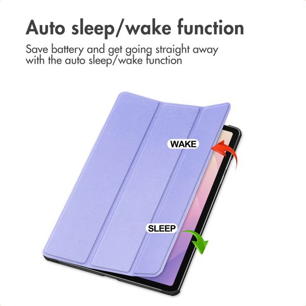 imoshion Trifold Book Case Samsung Galaxy Tab S11 - Lilac
