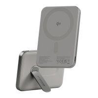 Empower by PanzerGlass Empower Bank Powerbank met Standaard 5.000 mAh - MagSafe en Qi2 - Wit