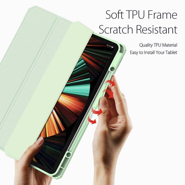 Dux Ducis Toby Bookcase Apple iPad Pro 12.9 (2018/2020/2021/2022) - Groen
