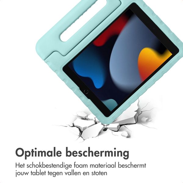 imoshion Kidsproof Backcover met handvat Apple iPad 9 (2021) 10.2 inch / iPad 8 (2020) 10.2 inch / iPad 7 (2019) 10.2 inch - Soft Blue