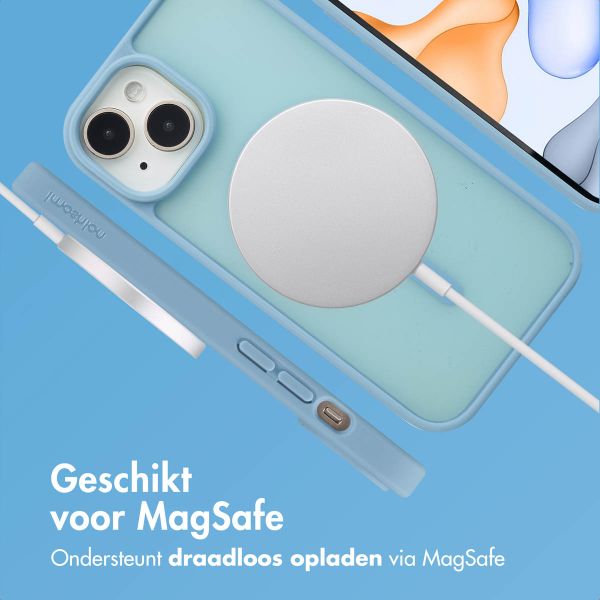 imoshion Color Guard Backcover met MagSafe iPhone 15 - Lichtblauw