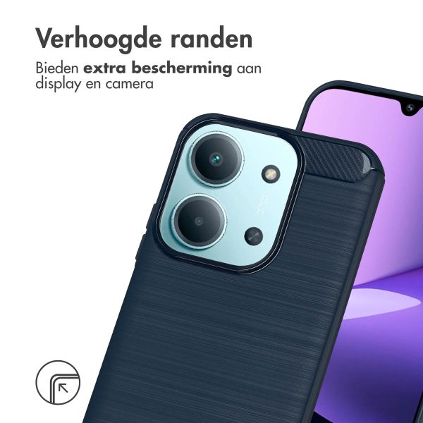 imoshion Brushed Backcover Xiaomi Redmi 15C (5G) - Donkerblauw