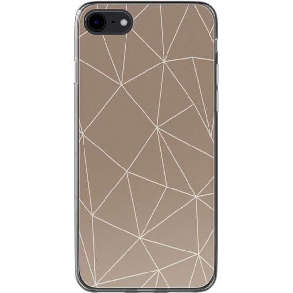 imoshion Design hoesje iPhone SE (2022 / 2020) / 8 / 7 - Graphic Lines Beige