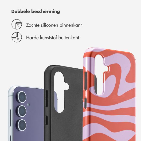 Selencia Vivid Backcover Samsung Galaxy S23 FE - Dream Swirl Pink