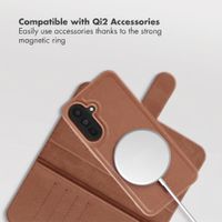 Selencia Olyn Detachable Bookcase with MagSafe Samsung Galaxy A37 (5G) - Brown