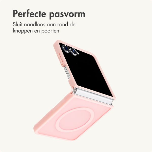 imoshion Color Guard Backcover met MagSafe Samsung Galaxy Z Flip 8 - Lichtroze