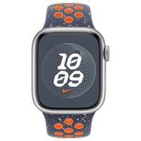 Apple Nike Sport Band Apple Watch Series 1 t/m 9 / SE (38/40/41 mm) | Series 10 / 11 (42 mm) - Maat S/M - Blue Flame