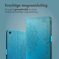 imoshion Mandala Bookcase Samsung Galaxy Tab A9 Plus - Turquoise