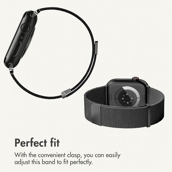 imoshion Milanese Magnetic Band Apple Watch | 38/40/41/42 mm - Black