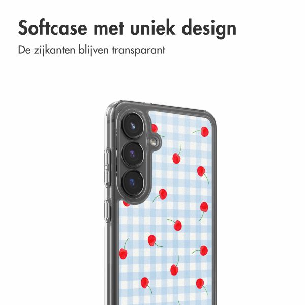 imoshion Design hoesje Samsung Galaxy S25 FE - Cherry Check