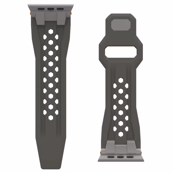 UAG Monarch Siliconenbandje Apple Watch Series 1 t/m 11 / SE / Ultra (44/45/46/49 mm) - Olive