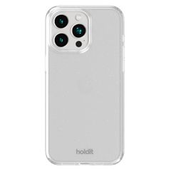 Holdit Glitter Case Apple iPhone 15 Pro - Wit