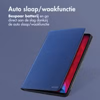 Accezz Classic Tablet Case Apple iPad Pro 12.9 (2022) / Pro 12.9 (2021) / Pro 12.9 (2020) - Donkerblauw