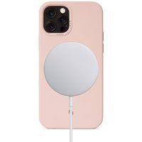 Decoded Silicone Backcover MagSafe iPhone 12 (Pro) - Powder Pink