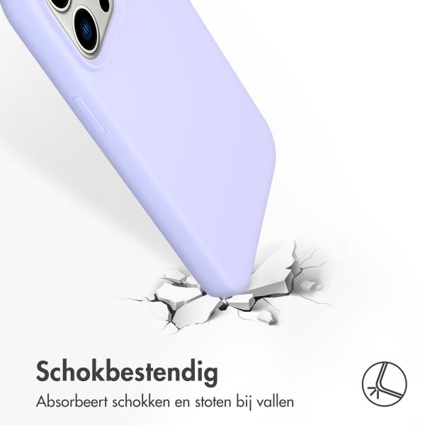 Accezz Liquid Silicone Backcover Apple iPhone 14 Pro Max - Paars