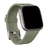 Fitbit Classic siliconen band Fitbit Versa / Versa 2 / Versa Lite - Maat L - Olive