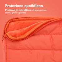 imoshion Puffer Laptop hoes 13-14 inch - Laptopsleeve - Apricot Crush Orange