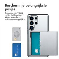imoshion Backcover met pasjeshouder Samsung Galaxy S25 Ultra - Grijs