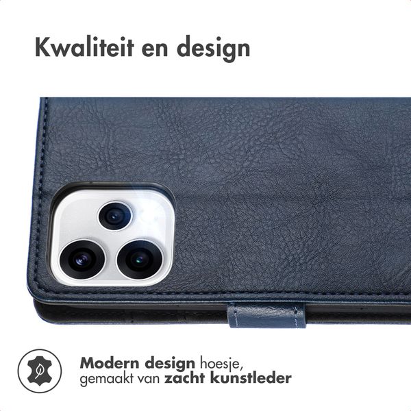 imoshion Luxe Bookcase Oppo Reno15 (5G) - Donkerblauw