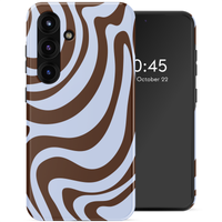 Selencia Vivid Backcover Samsung Galaxy S25 - Dream Swirl Chocolate