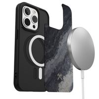 Woodcessories Bumper Case MagSafe iPhone 15 Pro - Stone Camo Gray Black