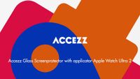 Accezz Gehard glas screenprotector met applicator Apple Watch Ultra 1 / 2 / 3 - 49 mm