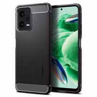 Spigen Rugged Armor Backcover Xiaomi Redmi Note 12 - Zwart
