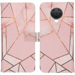 imoshion Design Softcase Bookcase Nokia G10 / G20 - Pink Graphic