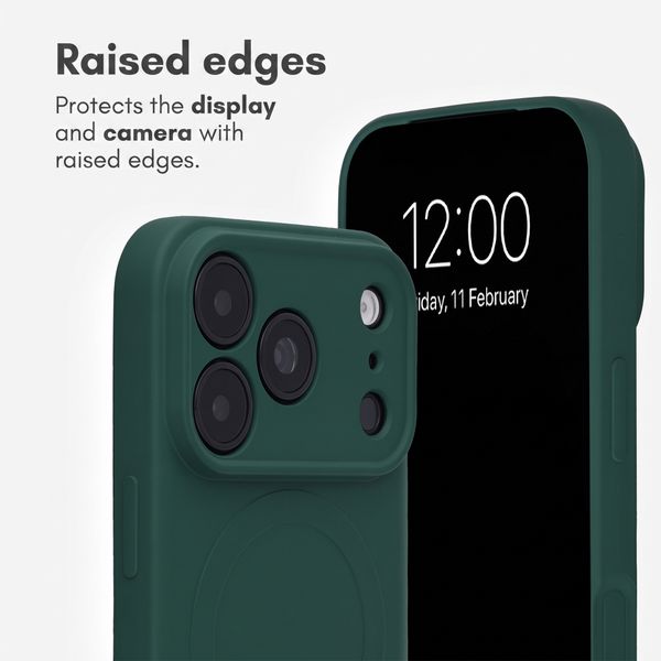 imoshion Colour Back Cover with MagSafe Apple iPhone 18 Pro / 17 Pro - Dark Green