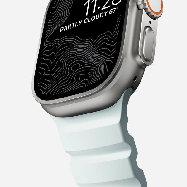 Nomad Rocky Point Band Apple Watch | 44/45/46/49 mm - Icy Blue Glow/Natural