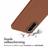 Accezz MagSafe Leather Backcover Samsung Galaxy A36 / A56 - Coffee Brown