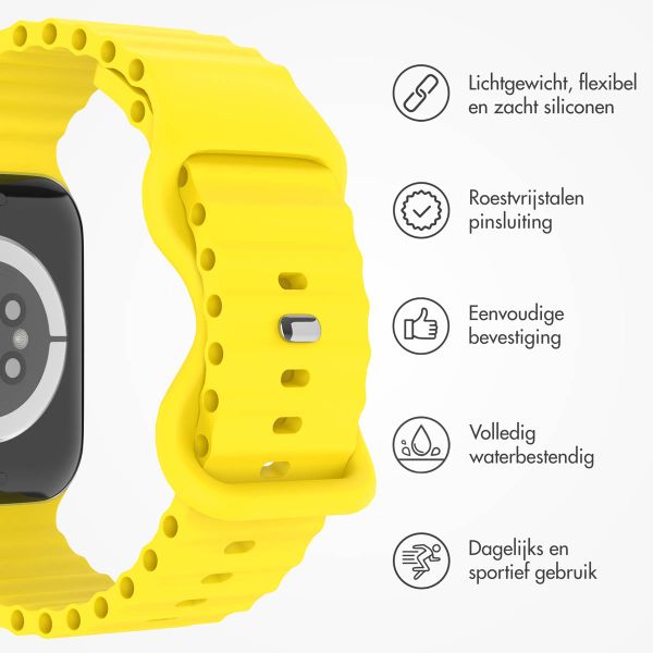 imoshion Athletic siliconenbandje Apple Watch Series 1 t/m 11 / SE / Ultra (44/45/46/49 mm) - Geel