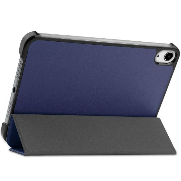 imoshion Trifold Bookcase iPad Mini 7 (2024) / iPad Mini 6 (2021) - Donkerblauw