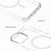 Selencia Rivièra MagSafe Back Cover with detachable hooks Apple iPhone 15 - Transparent
