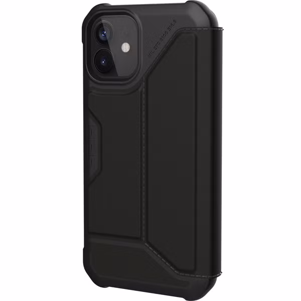 UAG Metropolis Bookcase Apple iPhone 12 Mini - Zwart