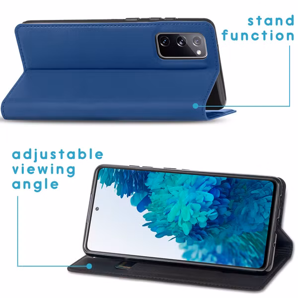 imoshion Slim Folio Bookcase Samsung Galaxy S20 FE - Donkerblauw