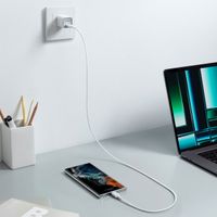 Anker USB-C naar USB-C kabel 322 | Gevlochten - 90 cm - Wit