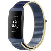 imoshion Nylon bandje Fitbit Charge 3 / 4 - Blauw