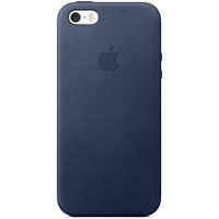 Apple Leather Backcover Apple iPhone SE (2016) / 5 / 5s - Midnight Blue