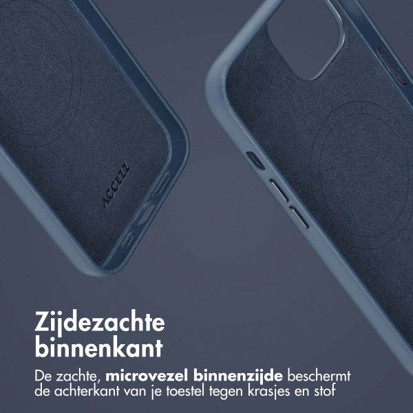Accezz Leather Bookcase 2-in-1 met MagSafe Apple iPhone 14 - Nightfall Blue