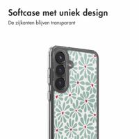 imoshion Design hoesje Samsung Galaxy S25 FE - Bloom Love Sage Green