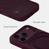 Accezz Hold Backcover met MagSafe Apple iPhone 18 Pro / 17 Pro - Dark Cherry