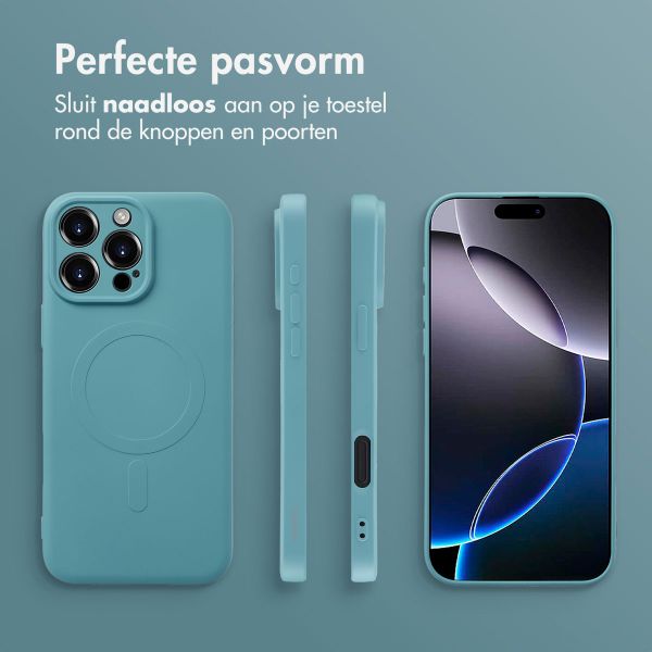 imoshion Color Backcover met MagSafe Apple iPhone 16 Pro Max - Smoke Green