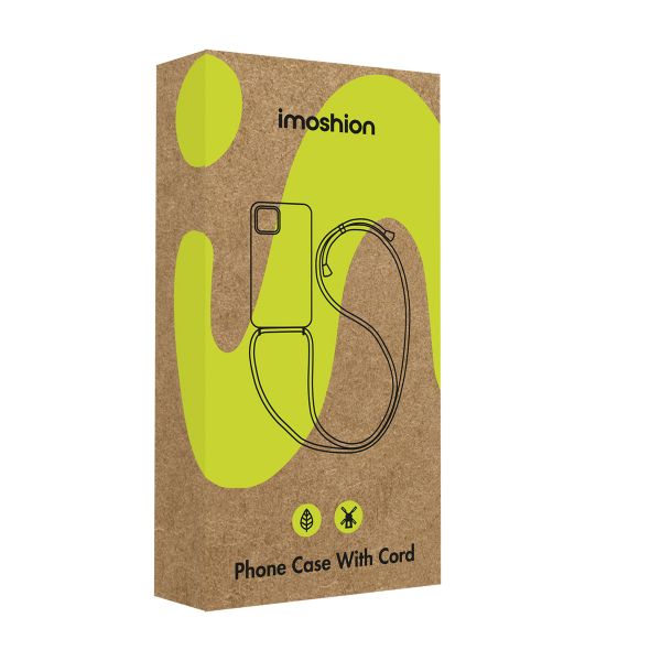 imoshion Backcover met koord + armband - Parels Apple iPhone 15 - Transparant
