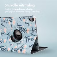 imoshion 360° Draaibare Design Bookcase Apple iPad Air 5 (2022) / Air 4 (2020) - Flowers