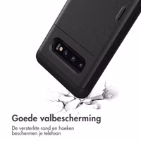 imoshion Backcover met pasjeshouder Samsung Galaxy S10 Plus - Zwart
