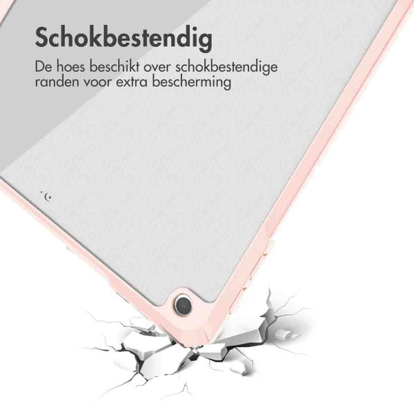 imoshion Trifold Hardcase Bookcase Apple iPad 9 (2021) 10.2 inch / iPad 8 (2020) 10.2 inch / iPad 7 (2019) 10.2 inch - Roze
