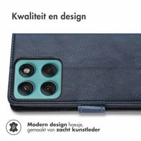 imoshion Luxe Bookcase Motorola Edge 60 Fusion - Donkerblauw